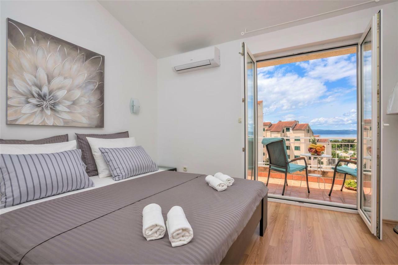 Andor - Lux, Two Beautiful Terraces With Sea & Sunset View Makarska Exterior foto