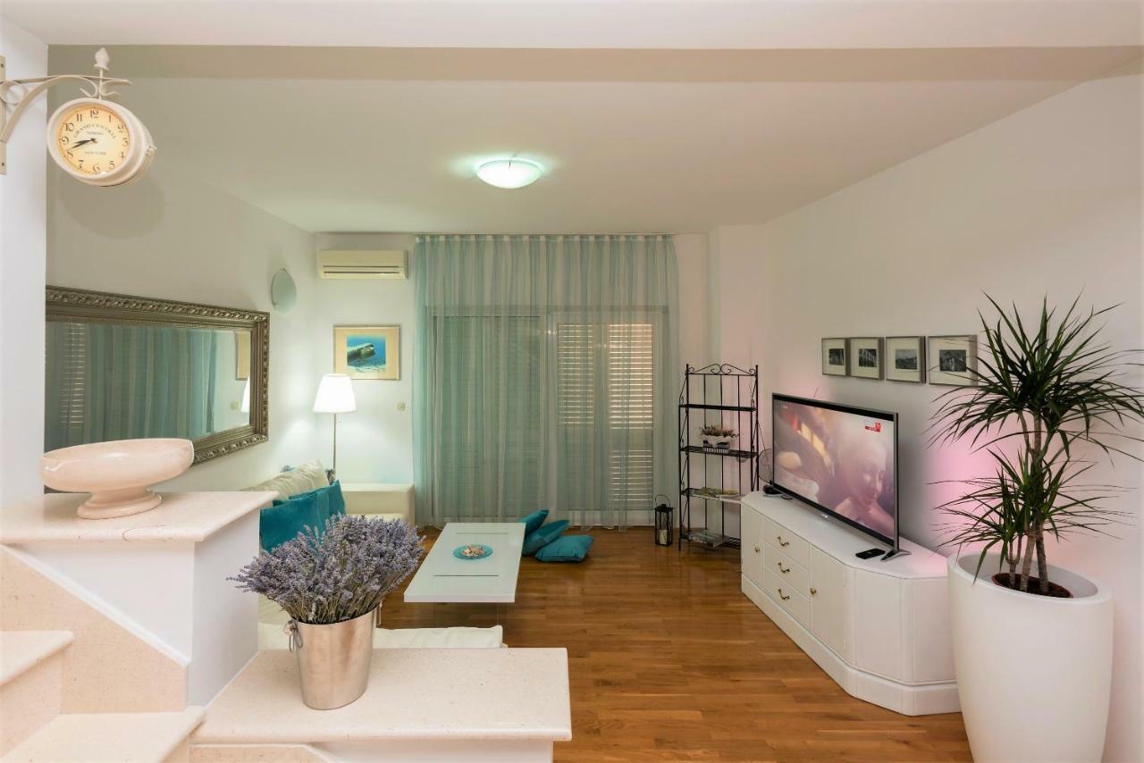 Andor - Lux, Two Beautiful Terraces With Sea & Sunset View Makarska Exterior foto